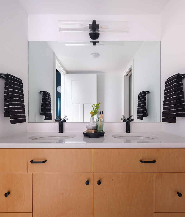 condo renovation bathroom sink