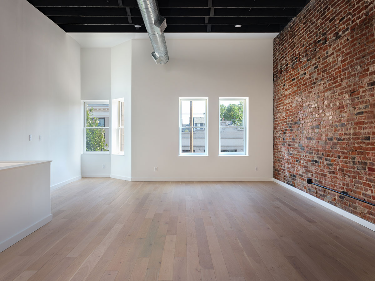 condo renovation living room